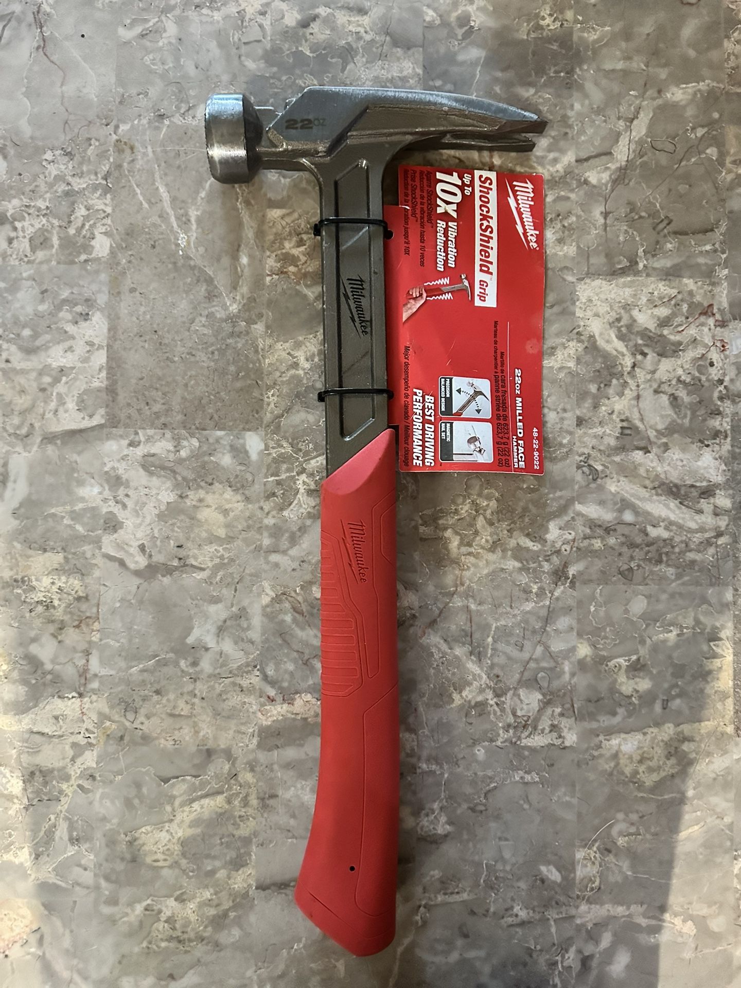 Milwaukee 22oz Milled Face Hammer