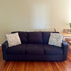 Like New Black Queen Sofa Bed