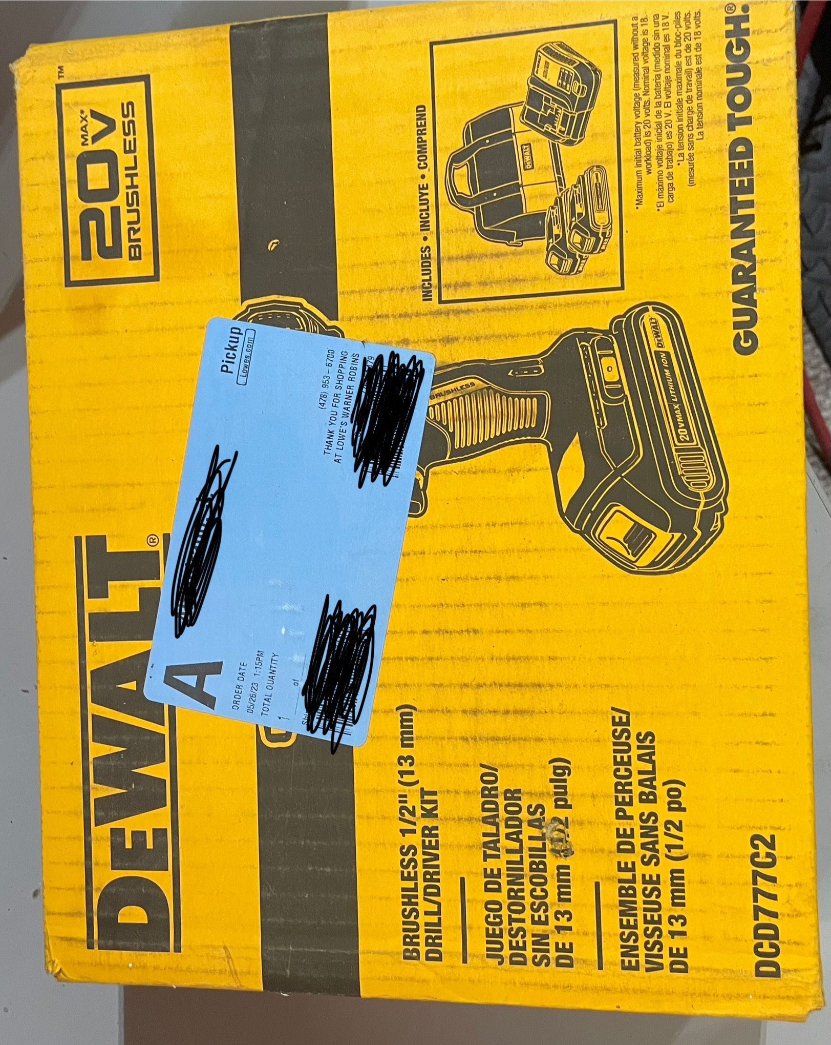 Brand New Dewalt Drill, Charger, 2 Batteries And Drill Holster