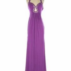 Hailey Logan By Adrianna Papell Women Purple Cocktail Dress 3