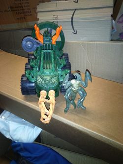 Vintage Swamp Thing Action Figure Lot Bayou Blaster And Mantis From Playset