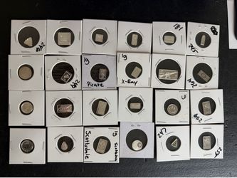 Fractional .999 silver art, bars, and rounds