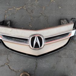 2007-2009 Acura MDX Complete Grill With Emblem Oem. 