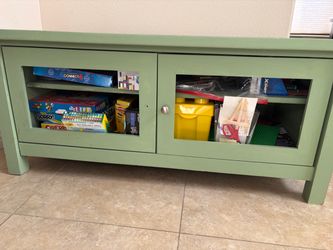 Heavy oak entertainment center