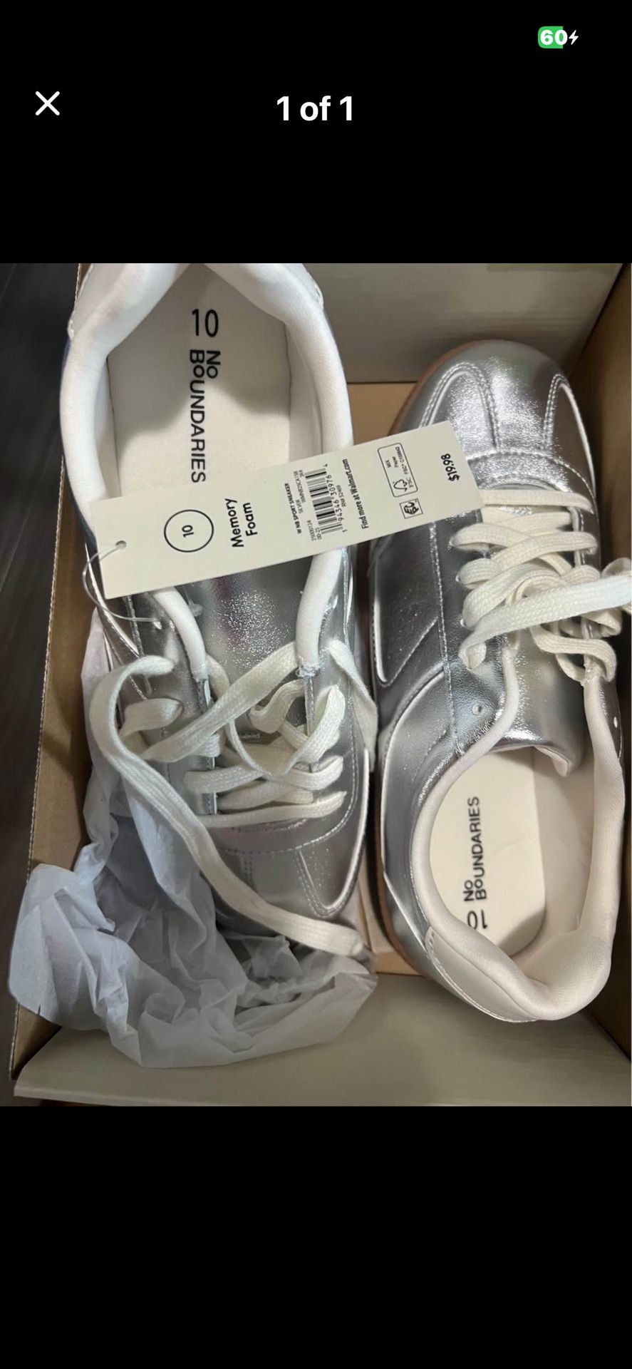 Women’s no boundaries sneaker 10
