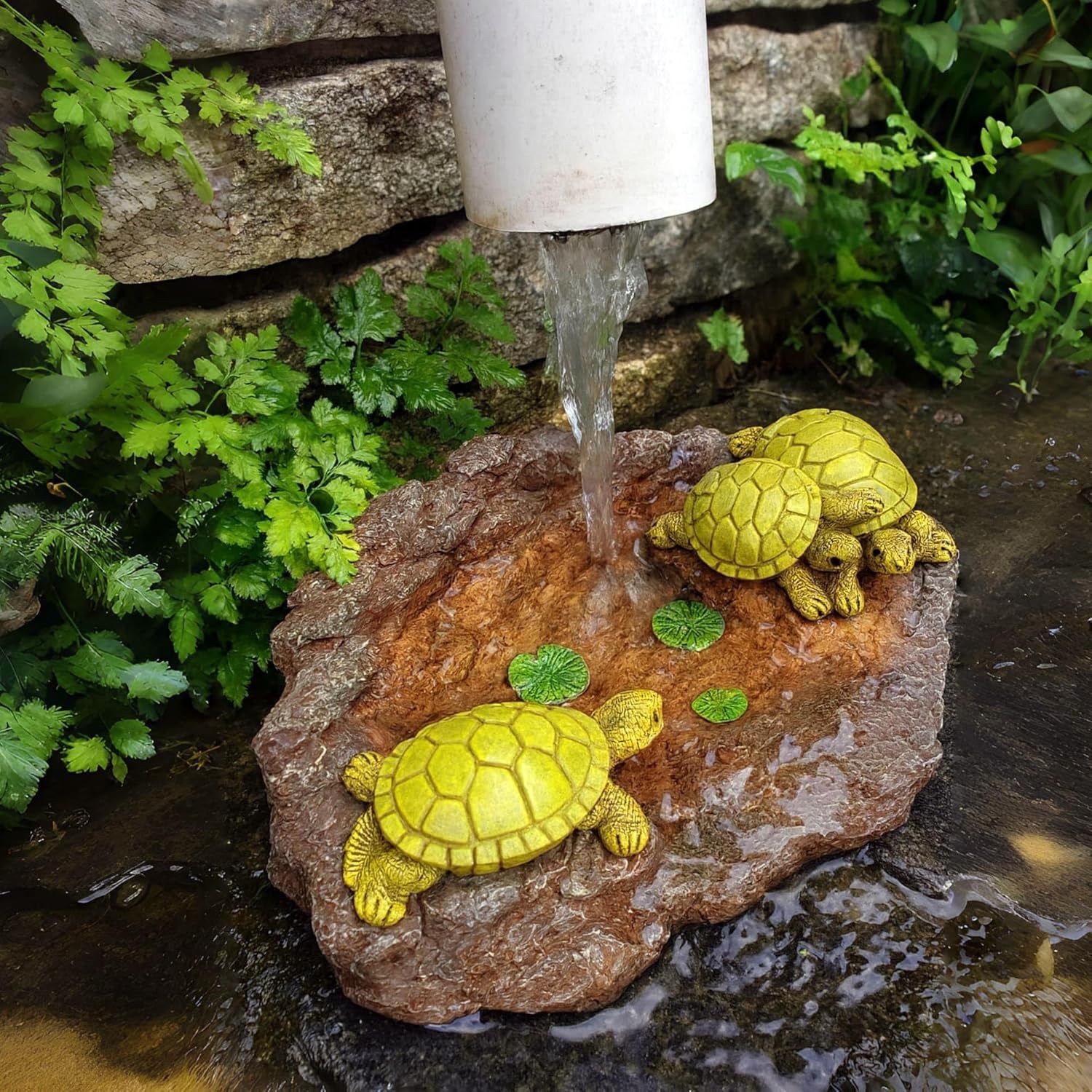 Melnixia Turtle Gutter Downspout Splash Block Decorative Down Spout ...