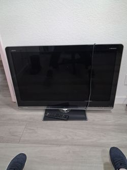 Sharp AQUOS Quattron Flat Screen TV with Remote