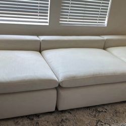 Pottery Barn Dream Wide Arm Modular Chaise Sectional Sofa