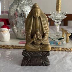 Chinese Figure Two Piece Antique 