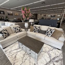 2 PC SOFA AND LOVESEAT