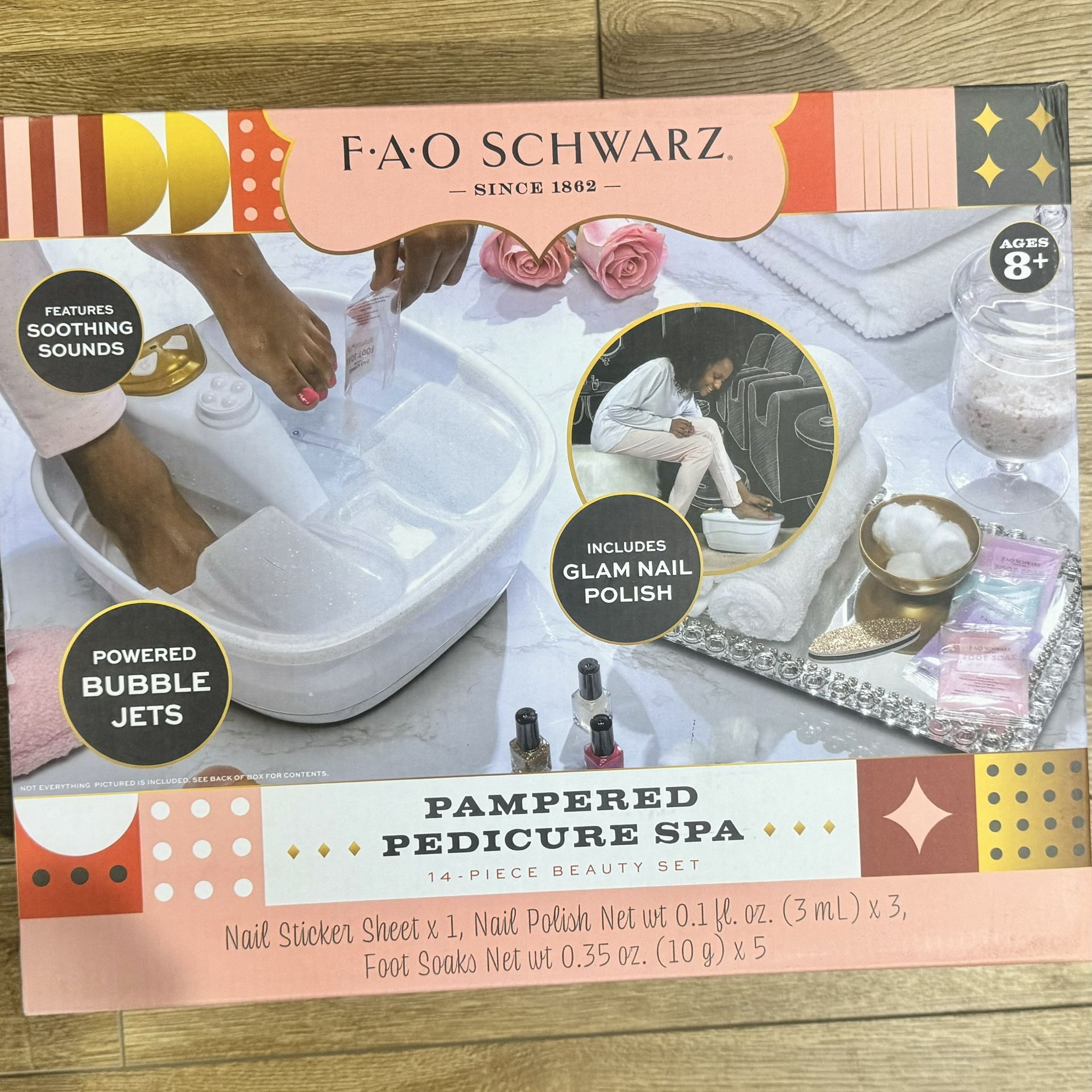 F.A.O Schwarz Pampered Pedicure Spa , new