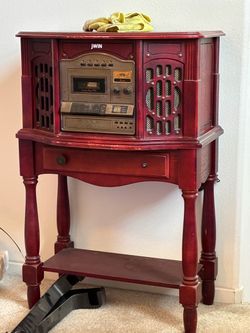 jWIN JK-777 Nostalgia Style Stereo and Turntable Console