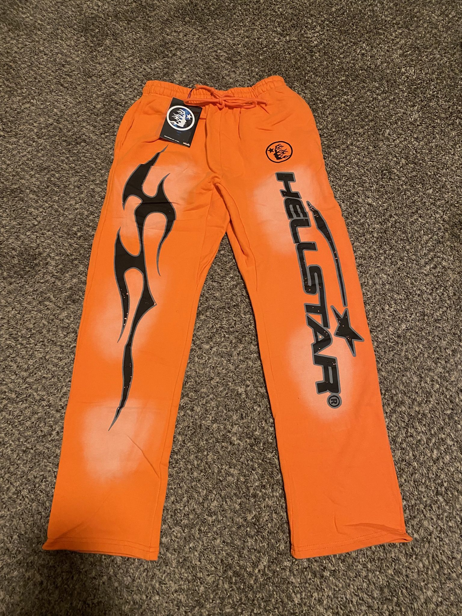 Orange Dye Hellstar Sweats