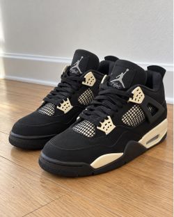 Nike Air Jordan 4 Retro White Thunder Black White Size 8 New