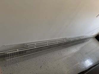 White Wire Closet Shelving