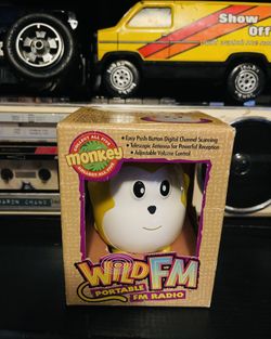 MONKEY WILD FM PORTABLE FM RADIO