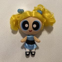 Vintage PowerPuff Girls BUBBLES 6.5 Inch Action Figure Doll Toy!!!