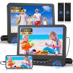 12.1" Portable DVD Players for Car Dual Screen Play
