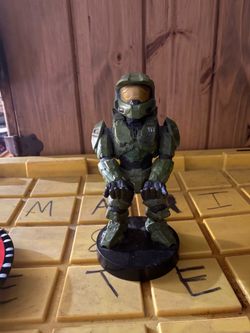 Halo Figures Master Chief Infinite Gaming Accessories Holder & Phone Holder for Most Controller (Xbox, Play Station, Nintendo Switch)