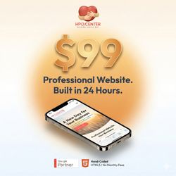 Affordable  Modern Business Landing Page + NFC Business Card