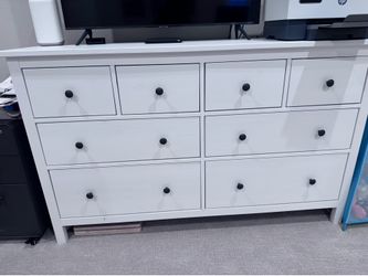 IKEA HEMNES 8-Drawer Dresser — White