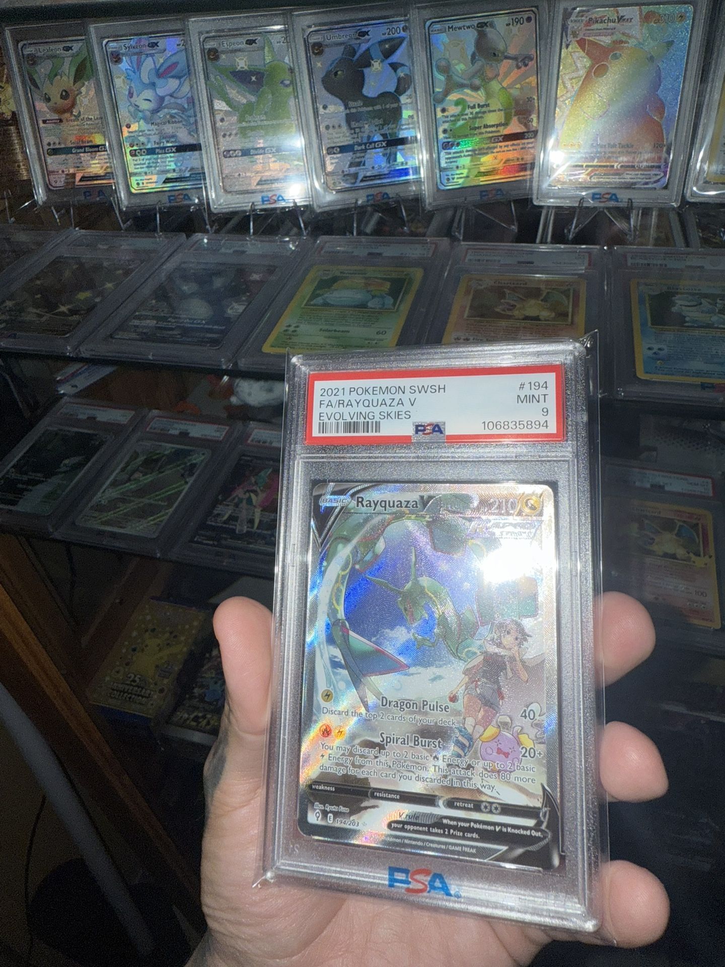 2021 POKEMON SWSH FA/RAYQUAZA V