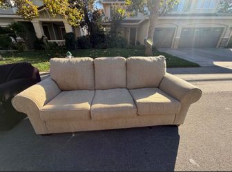 Beautiful tan sofa