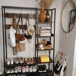 Shoe And Coat Rack