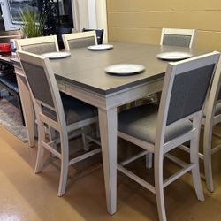 Counter High Dining Set 7 Pc