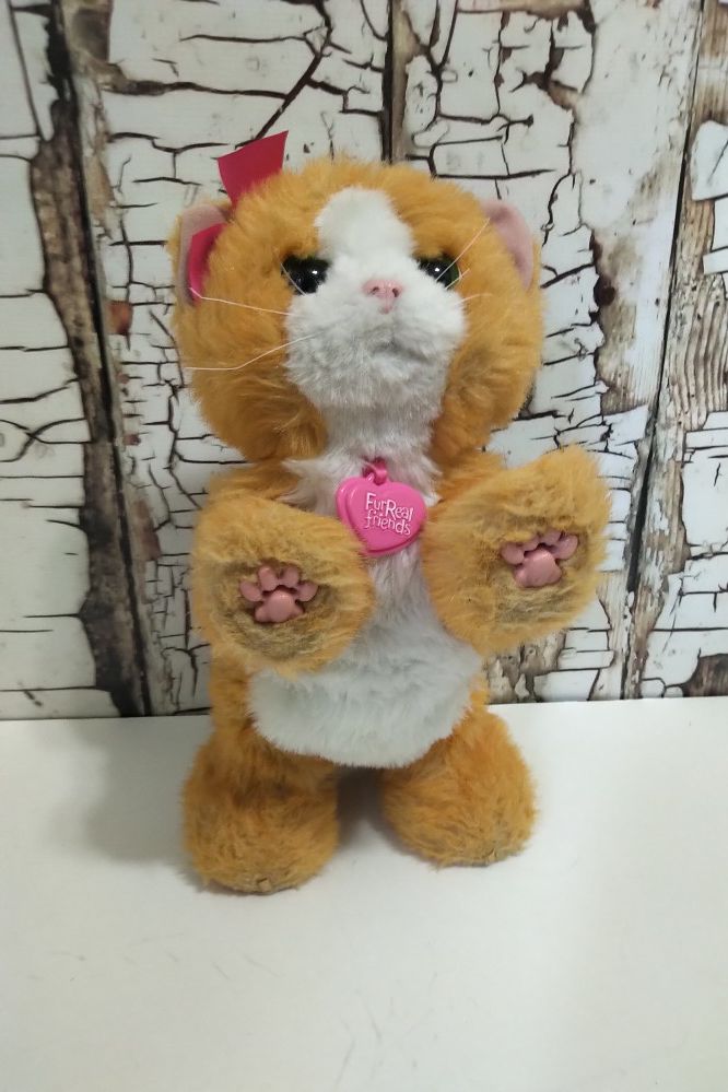 FurReal Friends Interactive Orange Kitty Cat Playful Realistic Kitten Daisy