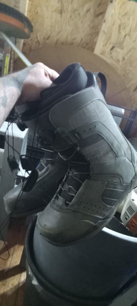 Size 11 Original Factory Super Clean Ride Anthem Boa Coiler Adjustable Snowboard Boots Deal