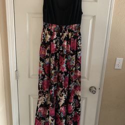 Black And Pink Dress