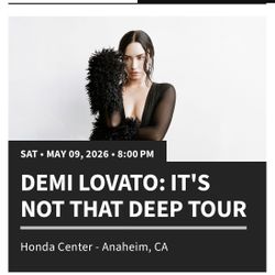 Demi Levato at Honda Center 