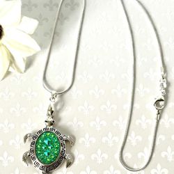 Turtle Pendant Necklace 
