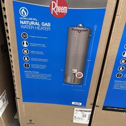 Installed Water Heaters 30, 40 and 50 Gallons