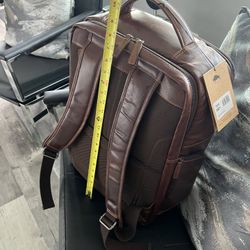 Jack Georges Buffalo Leather Carry On BagPack New