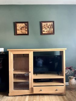 Modern Wood TV Stand