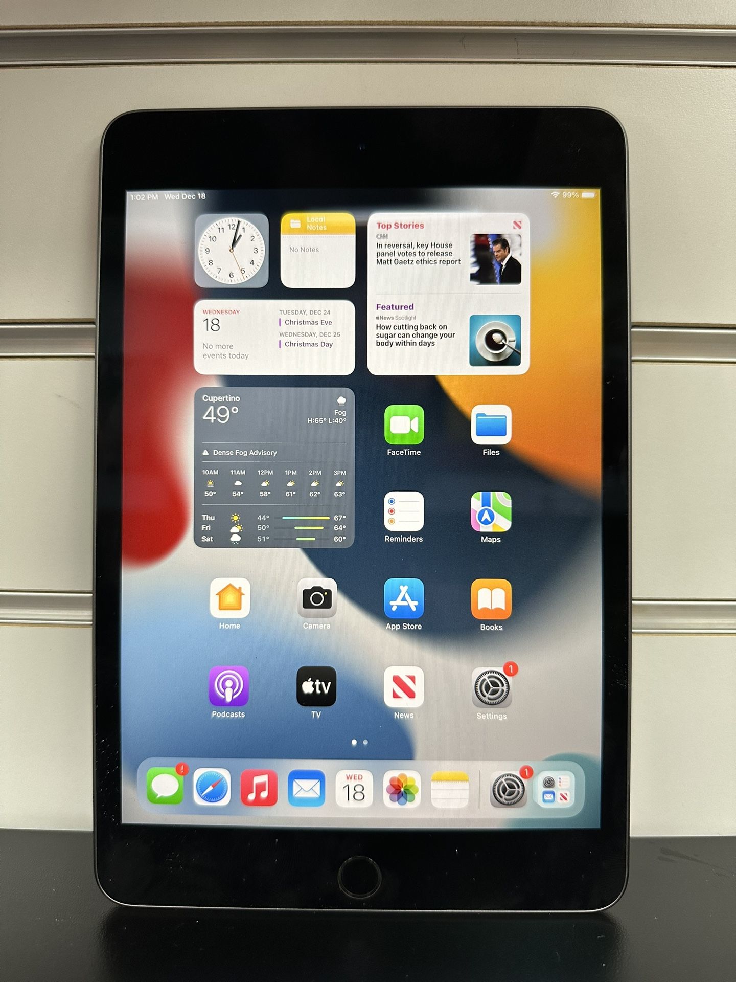 iPad Mini, 5th generation, Wi-Fi, 64GB, Tablet