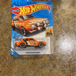 2020 Hot Wheels '70 FORD ESCORT RS1600 Orange 5/10 BAJA BLAZERS 52/250 SEALED