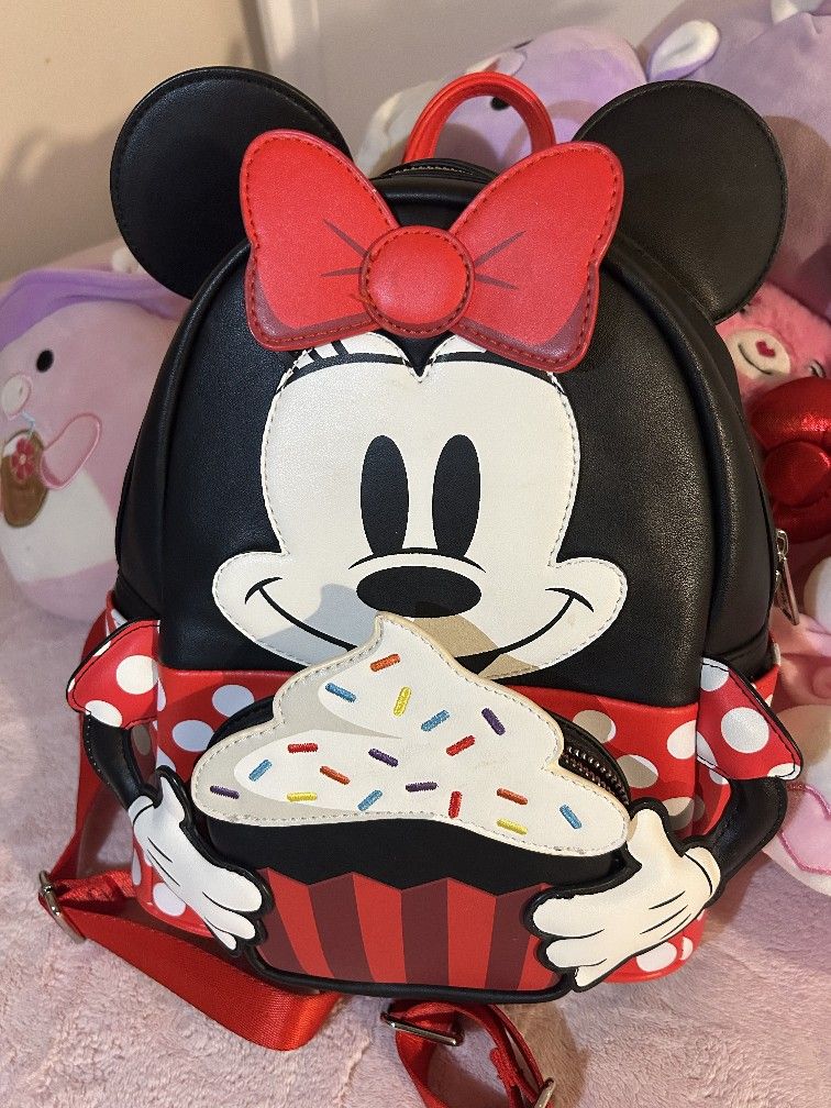 Minnie Mouse Leather Backpack 