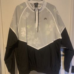 Nike SB Paradise Windbreaker Men's Skateboarding Jacket White Floral