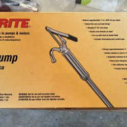 Fill Rite Lever Pump