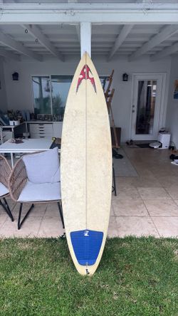Used Shortboard Surfboard with Traction Pad