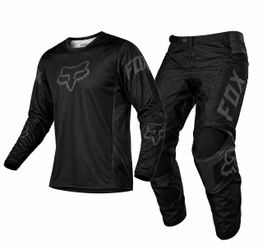 FOX Legion Motocross Jersey & Pants Set – Black