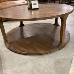 New pillar coffee table solid wood Primitive Collections