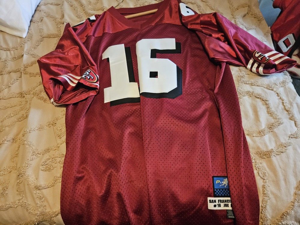JOE MONTANA 49ERS XXXXL JERSEY
