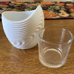 White Dunes Votive Candle Holder