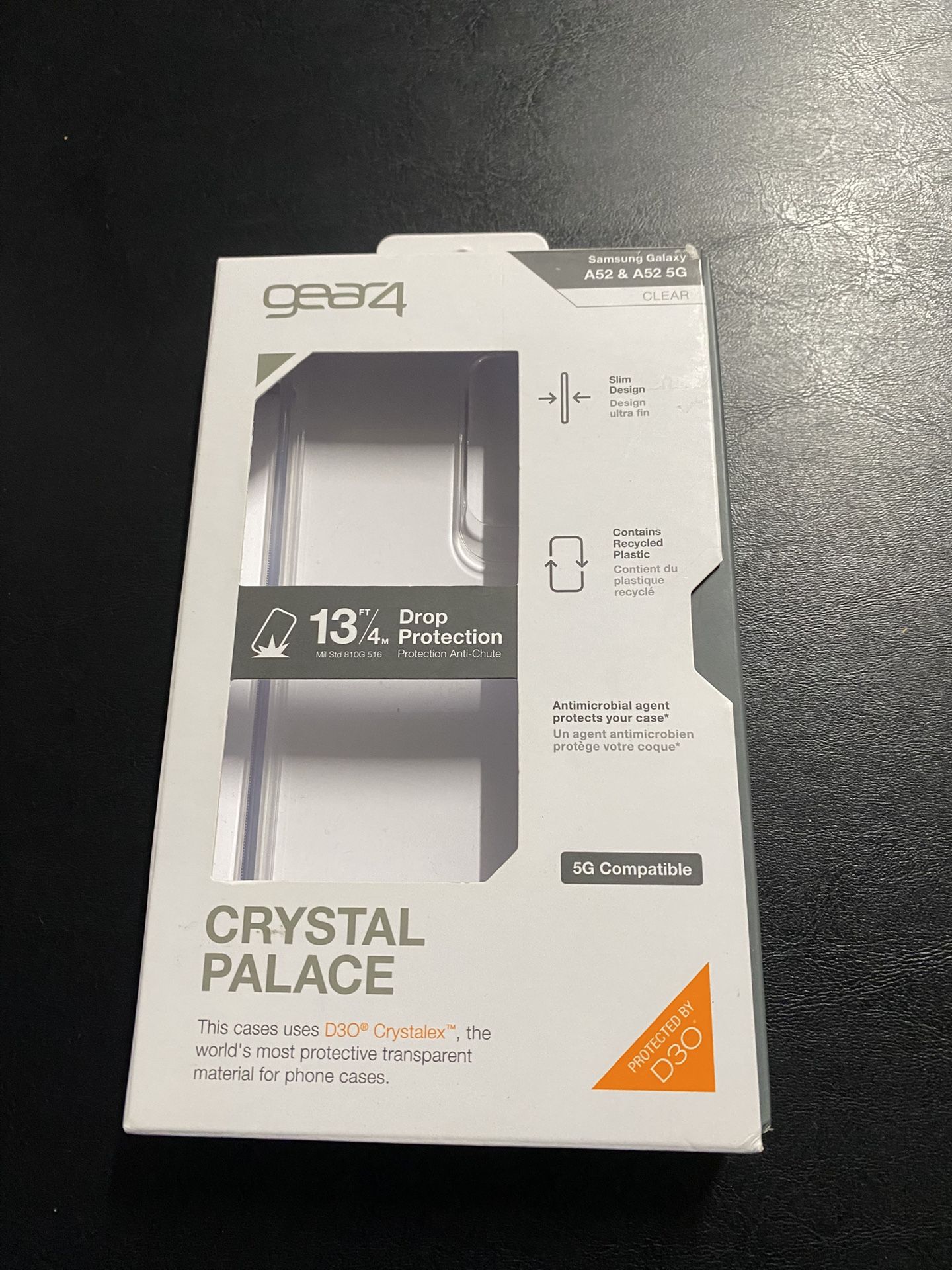Gear4 Samsung Galaxy A52 5G Crystal Palace clear phone case