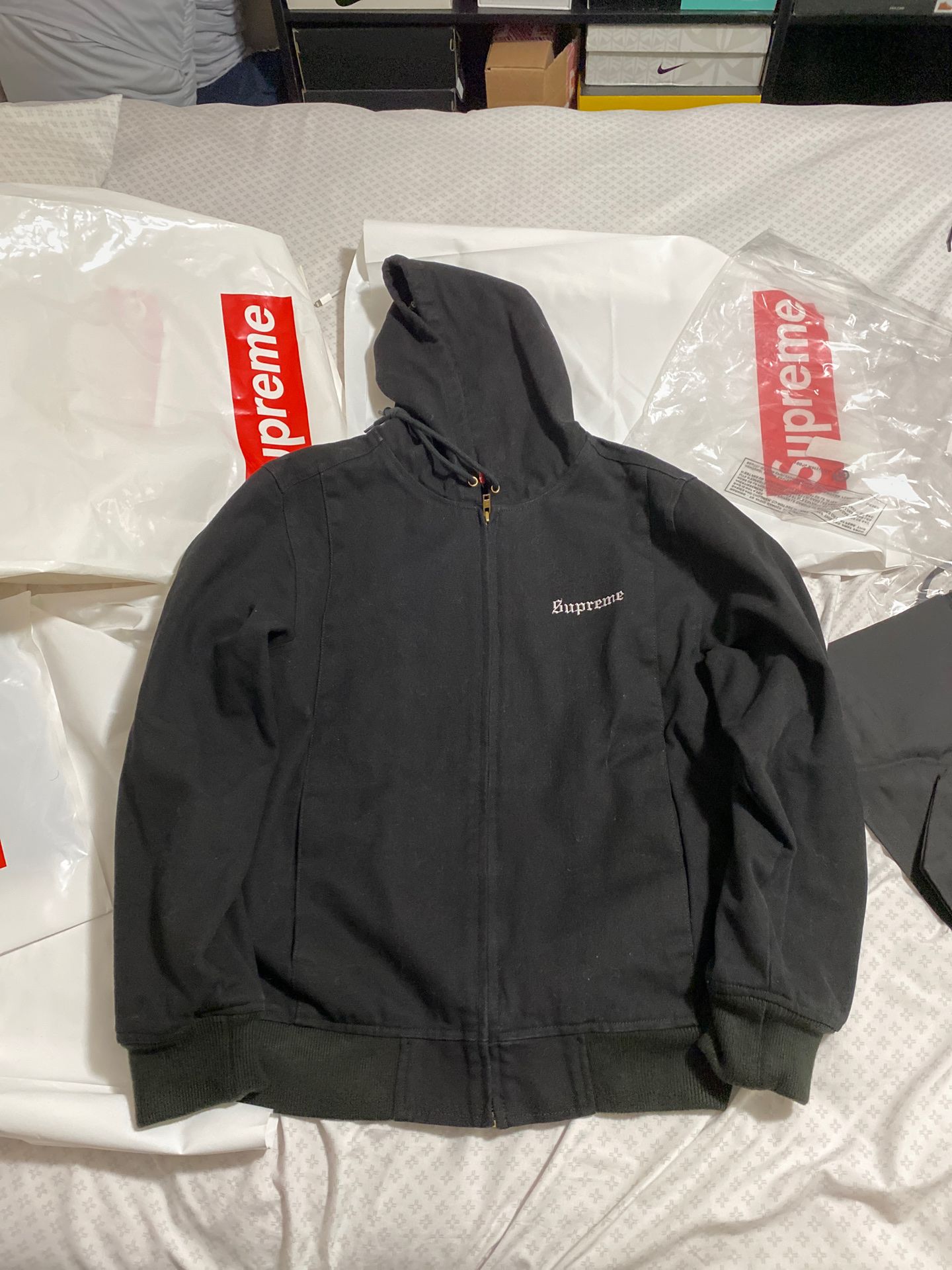 Supreme work jacket size med