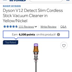 Dyson V12 vaccum